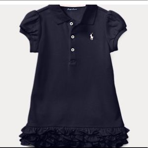 Ralph Lauren Baby Girl Polo Dress, 9 Months